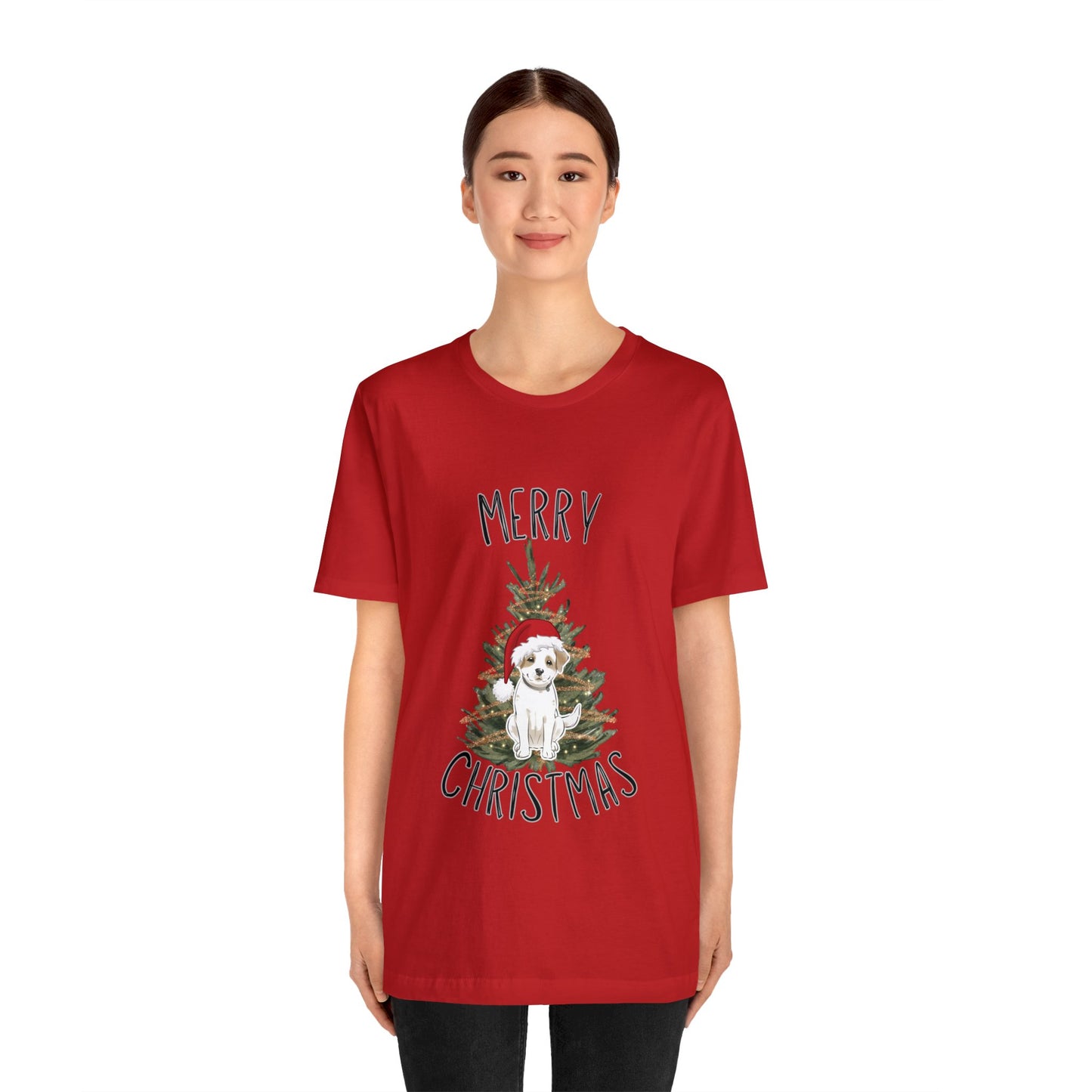 Dog Christmas Short Sleeve Tee PM