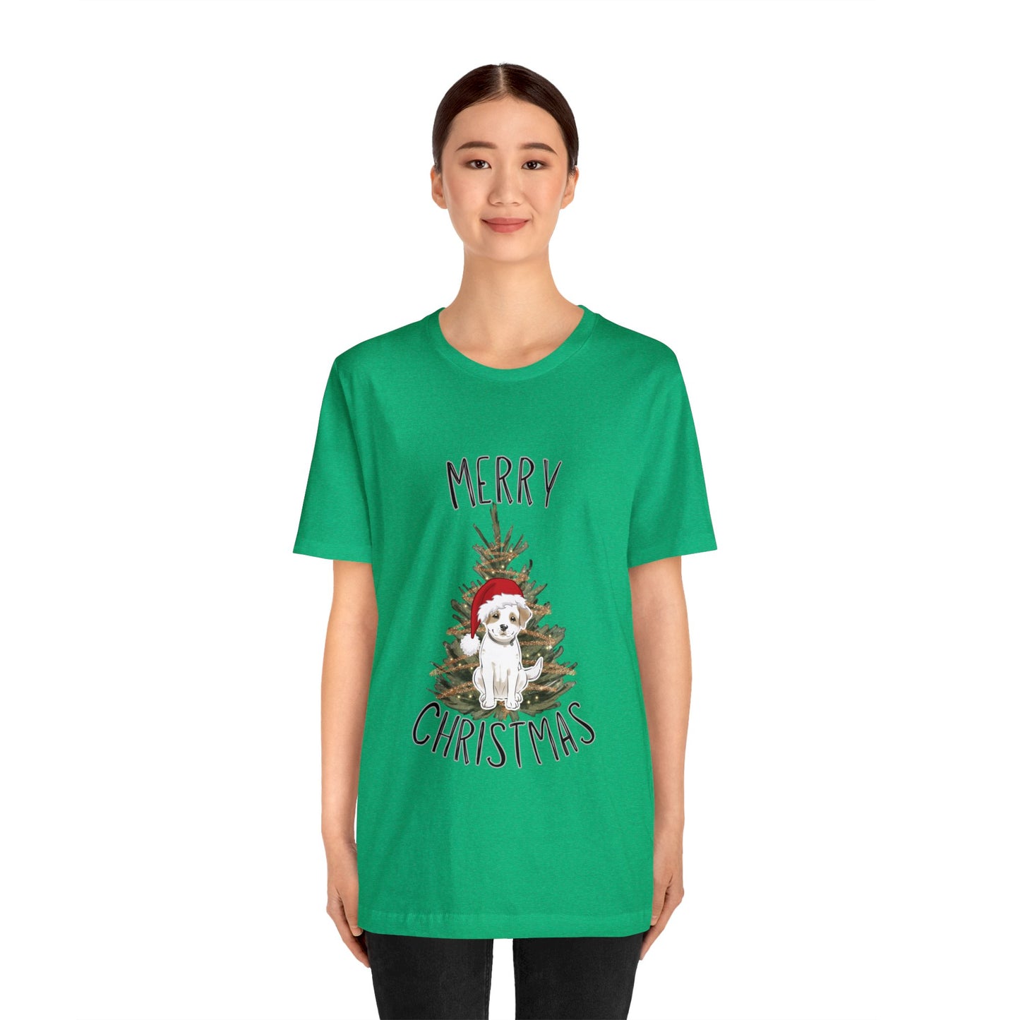 Dog Christmas Short Sleeve Tee PM