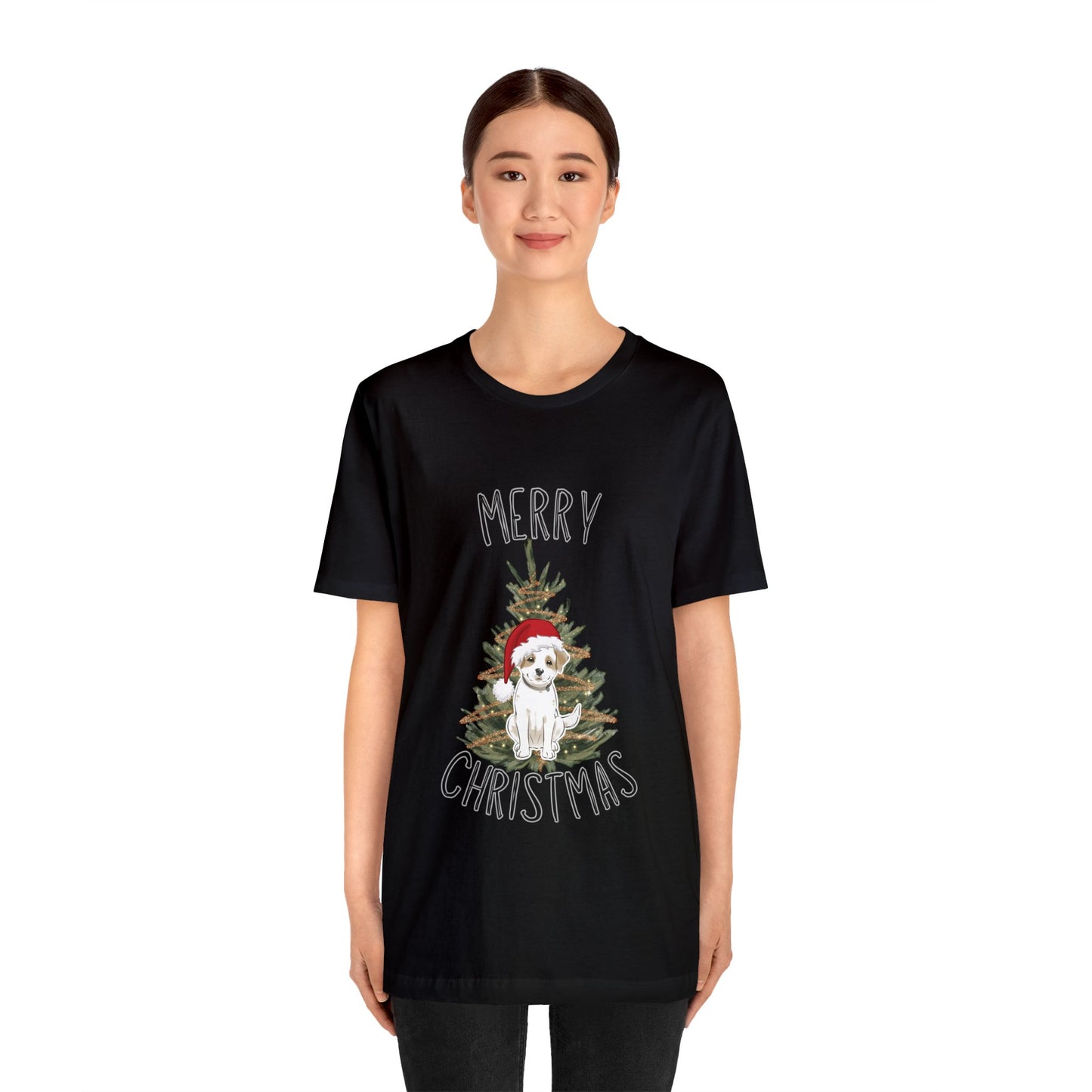 Dog Christmas Short Sleeve Tee PM