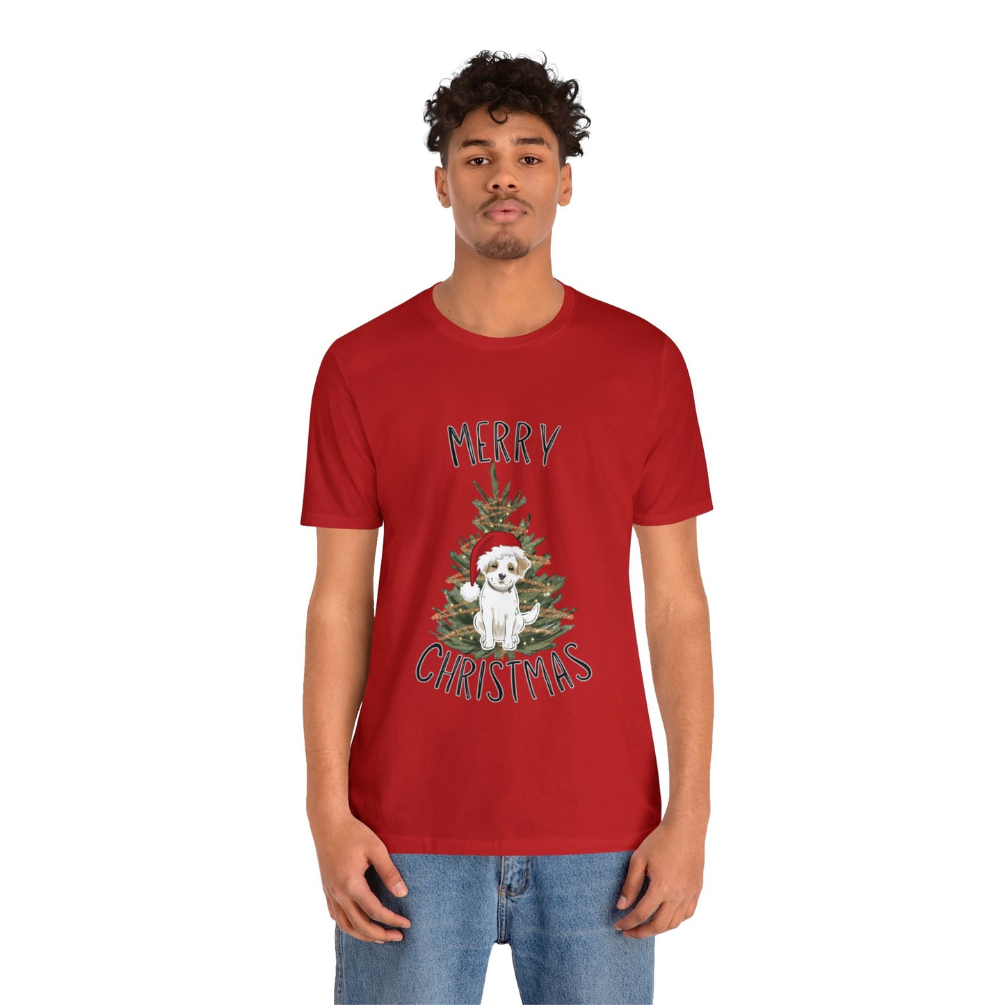 Dog Christmas Short Sleeve Tee PM