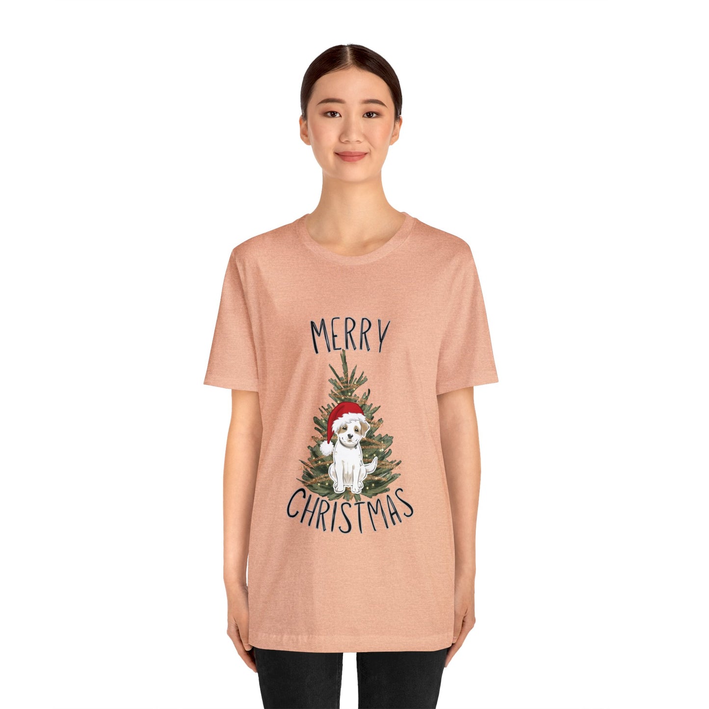 Dog Christmas Short Sleeve Tee PM