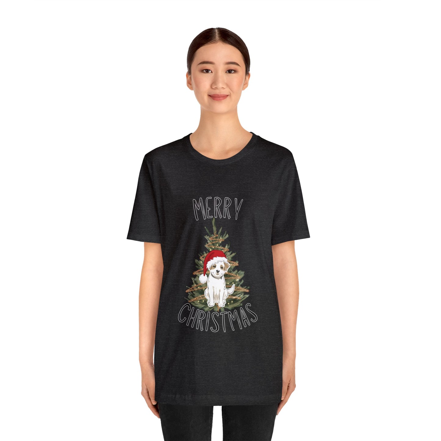 Dog Christmas Short Sleeve Tee PM